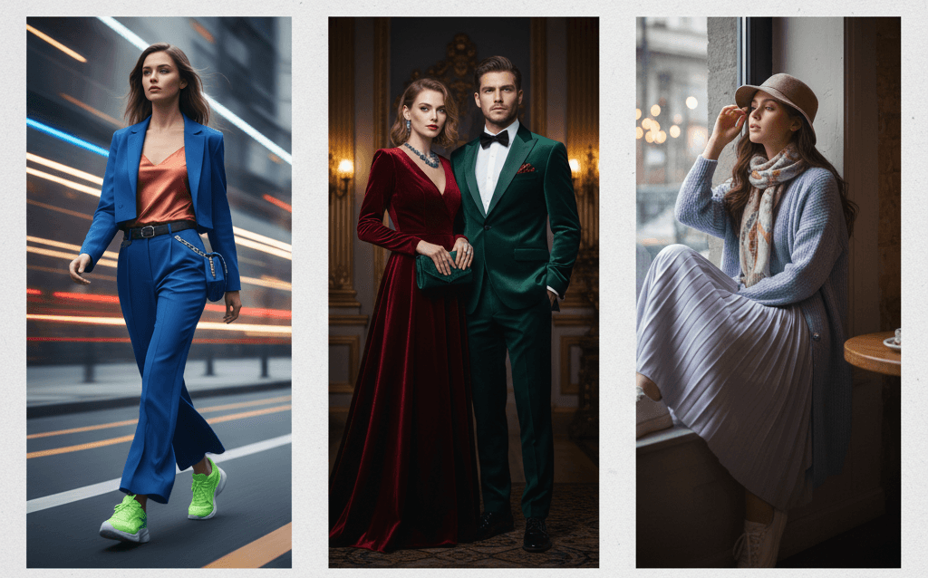 Поєднання яскравих кольорів в образах 2026