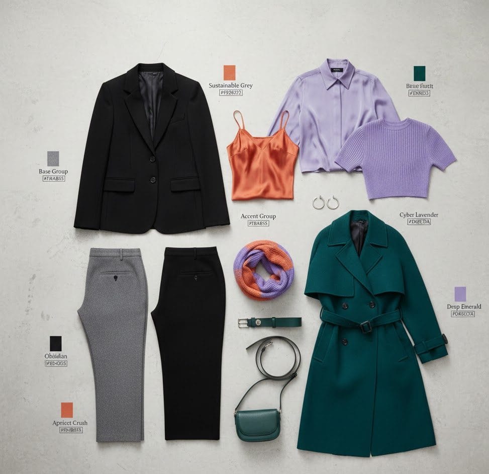 капсульний гардероб у кольорах пантон 2026