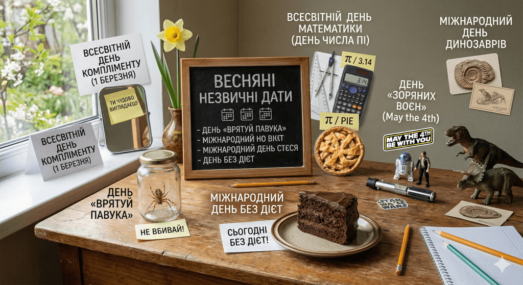 Весняні незвичні дати