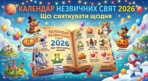 Календар незвичних свят 2026