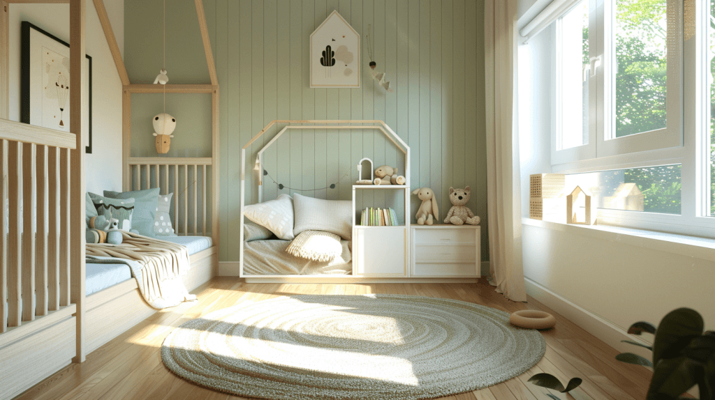 Кімната для дитини дошкільного віку (Скандинавський стиль)