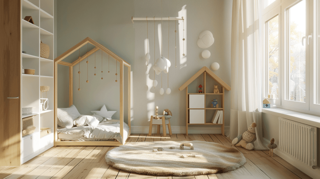 Кімната для дитини дошкільного віку (Скандинавський стиль) 2