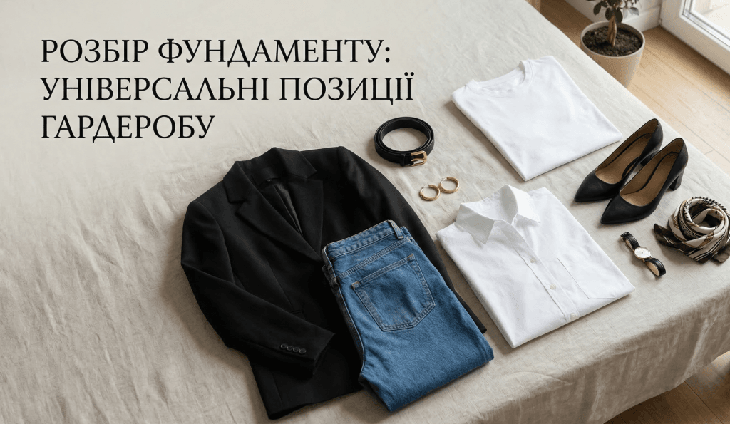 УНІВЕРСАЛЬНІ ПОЗИЦІЇ ГАРДЕРОБУ