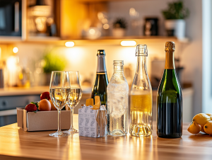 скільки алкоголю та безалкогольних напоїв потрібно на вечірку 10 гостей — пляшки вина, води та соків 3