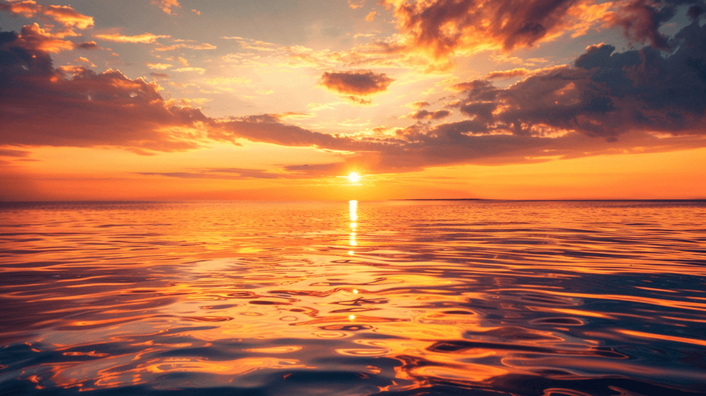 красиві літні фото море пляж захід — золотий захід сонця аватарка літо атмосфера