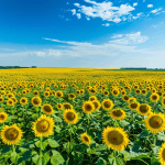 поле соняшників блакитне небо Україна аватарка