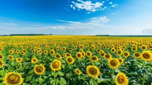 поле соняшників блакитне небо Україна аватарка