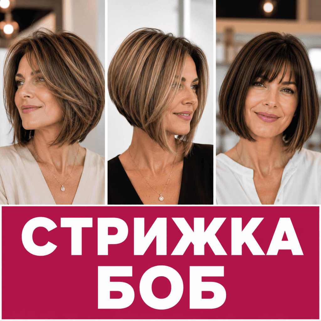 Легендарна стрижка боб яка не потребує укладки після 40 років — фото багатошарового та градуйованого бобу.