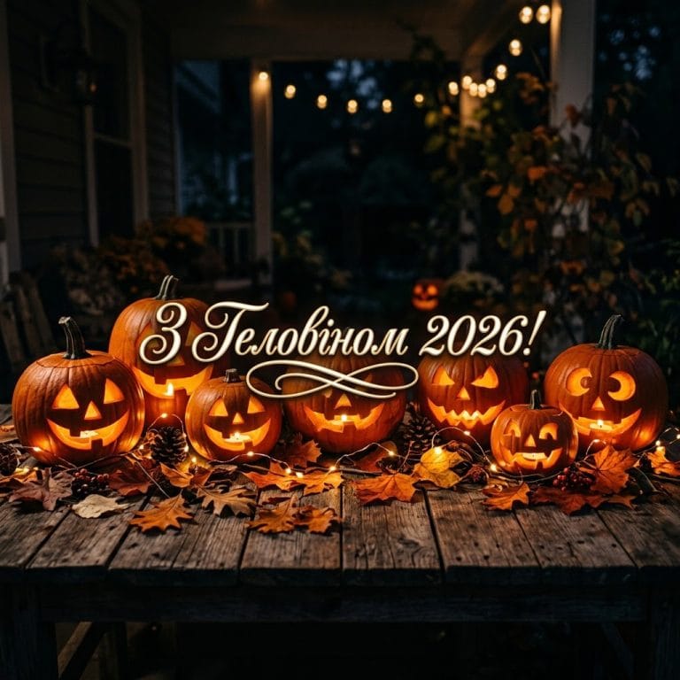картинка з геловіном 2026 українською мовою