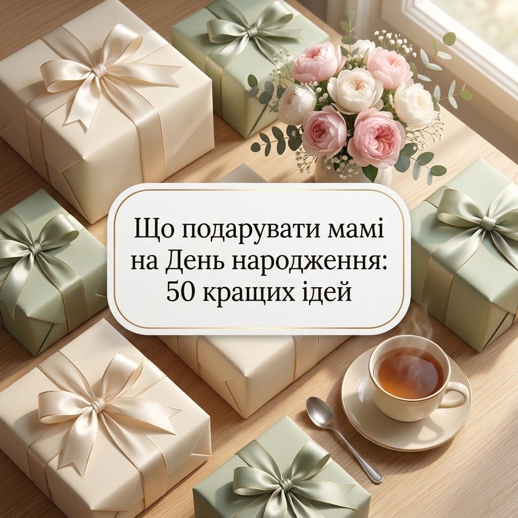 Що подарувати мамі на День народження: 50 практичних та оригінальних ідей